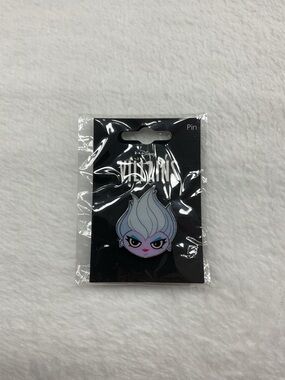 Disney Villains Ursula Enamel Pin - White, Purple & Teal